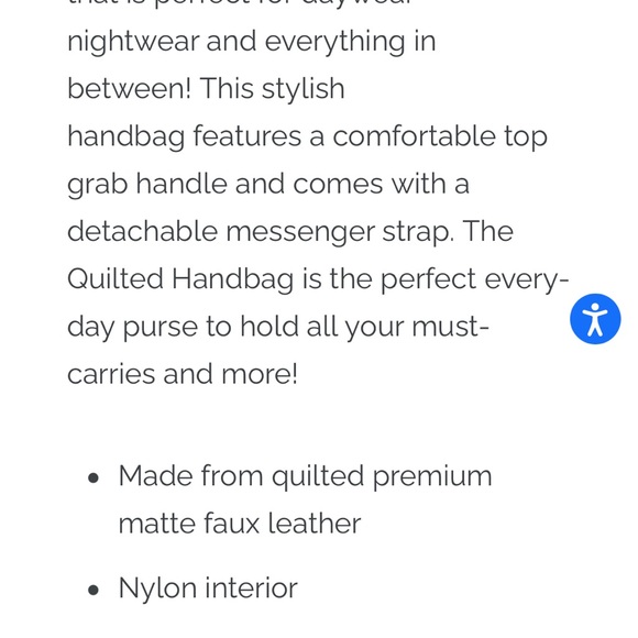 Limited edition Fawn Design quilted handbag with tortoise shell chain. - Picture 2 of 8